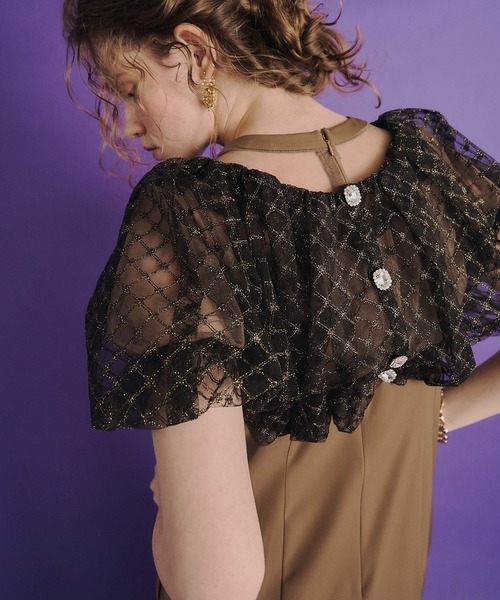 et.UNiVER（エトユニベール）の「baloom cardigan dress（ドレス・レディース・ブラック/ベージュ/ブラウン・SMALL/MEDIUM/LARGE）」の9枚目の写真