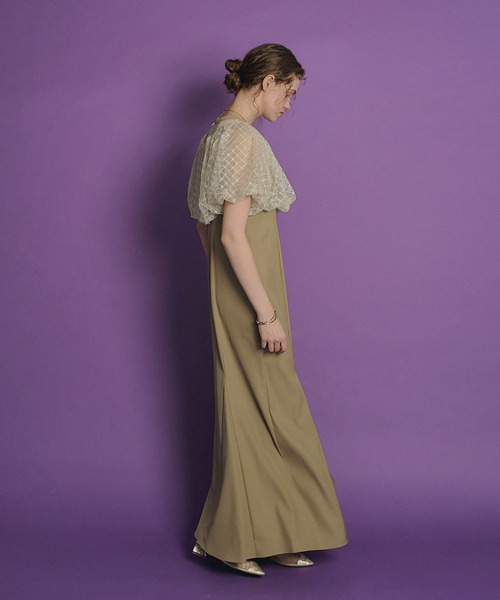 et.UNiVER（エトユニベール）の「baloom cardigan dress（ドレス・レディース・ブラック/ベージュ/ブラウン・SMALL/MEDIUM/LARGE）」の12枚目の写真
