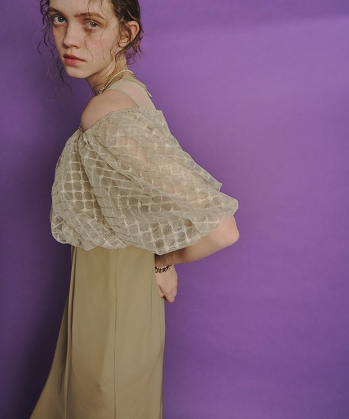 et.UNiVER（エトユニベール）の「baloom cardigan dress（ドレス・レディース・ブラック/ベージュ/ブラウン・SMALL/MEDIUM/LARGE）」の19枚目の写真