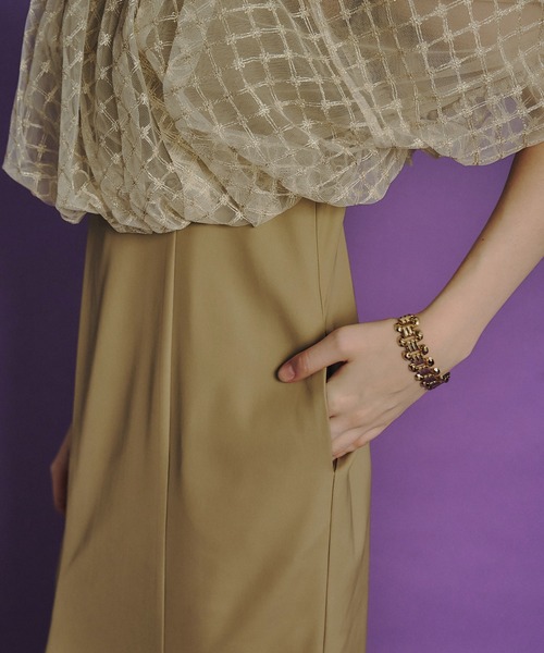 et.UNiVER（エトユニベール）の「baloom cardigan dress（ドレス・レディース・ブラック/ベージュ/ブラウン・SMALL/MEDIUM/LARGE）」の15枚目の写真