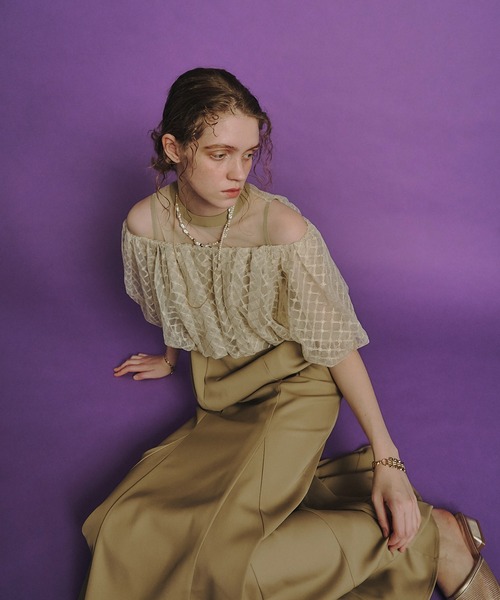 et.UNiVER（エトユニベール）の「baloom cardigan dress（ドレス・レディース・ブラック/ベージュ/ブラウン・SMALL/MEDIUM/LARGE）」の13枚目の写真