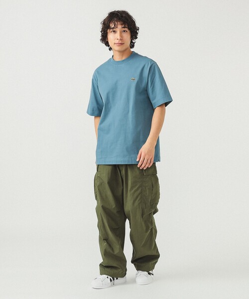 LACOSTE(ラコステ)の「【別注】LACOSTE / ロゴTシャツ(Tシャツ/カットソー・メンズ・ブラック/ライトブルー/ホワイト/ネイビー・1/2/3/4/5)」の10枚目の写真