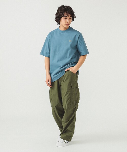 LACOSTE(ラコステ)の「【別注】LACOSTE / ロゴTシャツ(Tシャツ/カットソー・メンズ・ブラック/ライトブルー/ホワイト/ネイビー・1/2/3/4/5)」の11枚目の写真