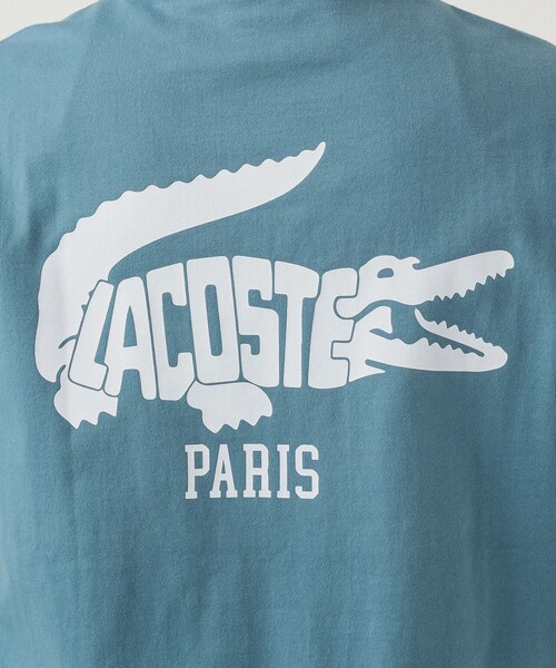 LACOSTE(ラコステ)の「【別注】LACOSTE / ロゴTシャツ(Tシャツ/カットソー・メンズ・ブラック/ライトブルー/ホワイト/ネイビー・1/2/3/4/5)」の16枚目の写真