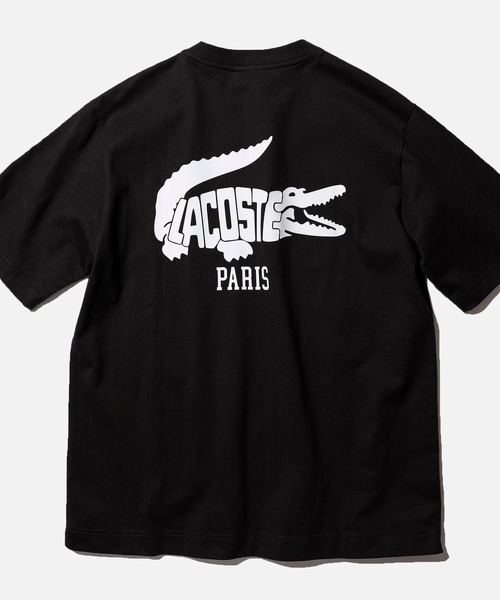 Lacoste ラコステ Tape Colour Block ロゴ Tシャツ 日本未入荷 セール】 ネームプリントトリムTシャツ （Tシャツ）｜LACOSTE