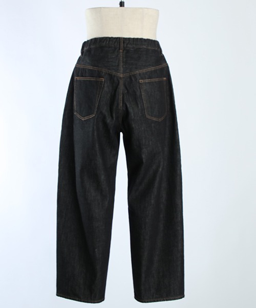 センターフリンジワイドデニム（デニムパンツ）｜LIVRALLY（ライブ