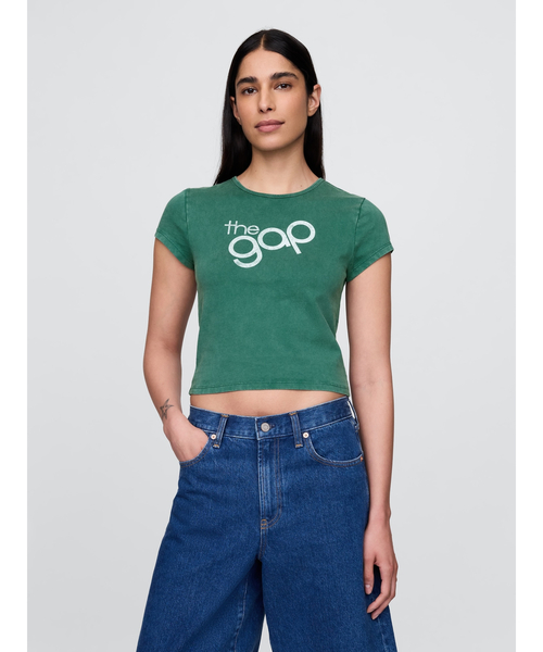 セール】コットンジャージー GAPロゴ チビTシャツ（Tシャツ