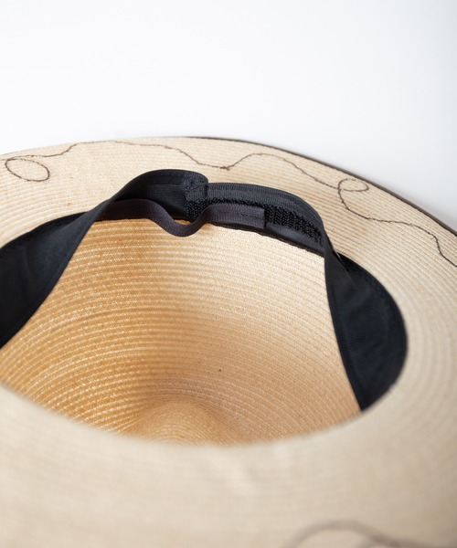 INDIETRO ASSOCIATION(インディエトロアソシエーション)の「Long Brim Hat / ロングブリムハット(ハット・メンズ・ナチュラル/ブラック・1/0)」の13枚目の写真
