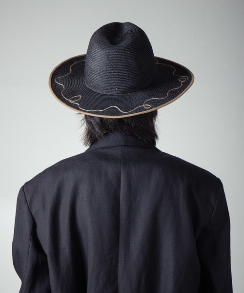 INDIETRO ASSOCIATION(インディエトロアソシエーション)の「Long Brim Hat / ロングブリムハット(ハット・メンズ・ナチュラル/ブラック・1/0)」の22枚目の写真