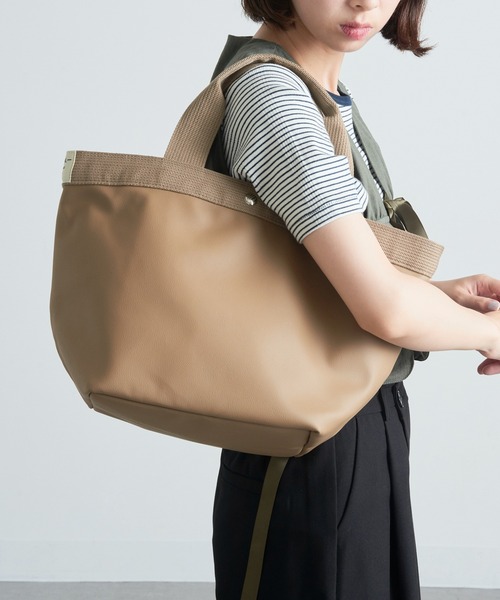 A by MAGASIN DE MODE(エーバイマガジンデモード)の「【A by MAGASIN DE MODE】ミニョントートラージ SNBD(トートバッグ・レディース・ブラック/アイボリー/キャメル/チャコールグレー/ブルー/ネイビー/グレー/ブラウン・FREE)」の8枚目の写真