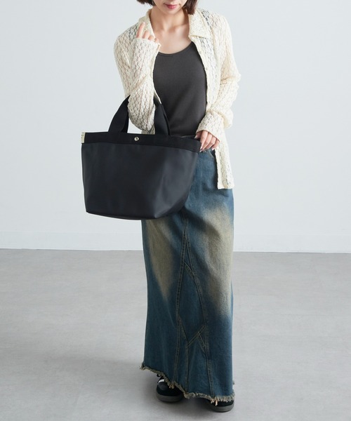 A by MAGASIN DE MODE(エーバイマガジンデモード)の「【A by MAGASIN DE MODE】ミニョントートラージ SNBD(トートバッグ・レディース・ブラック/アイボリー/キャメル/チャコールグレー/ブルー/ネイビー/グレー/ブラウン・FREE)」の21枚目の写真