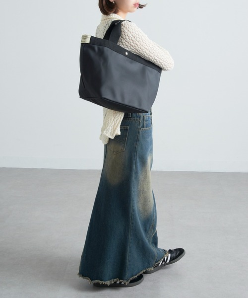 A by MAGASIN DE MODE(エーバイマガジンデモード)の「【A by MAGASIN DE MODE】ミニョントートラージ SNBD(トートバッグ・レディース・ブラック/アイボリー/キャメル/チャコールグレー/ブルー/ネイビー/グレー/ブラウン・FREE)」の20枚目の写真