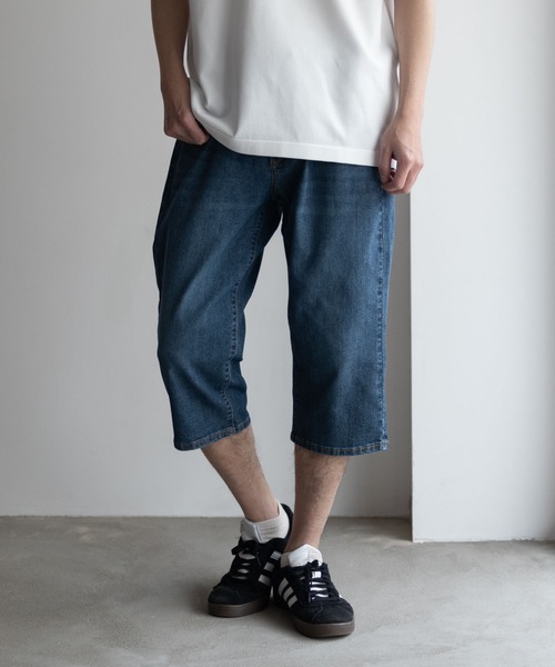 NAVY(ネイビー)の「NAVY SARARI COOLデニムクロップドパンツ(デニムパンツ・メンズ・ワンウォッシュ/ブルー系その他・S/M/L/XL)」の5枚目の写真