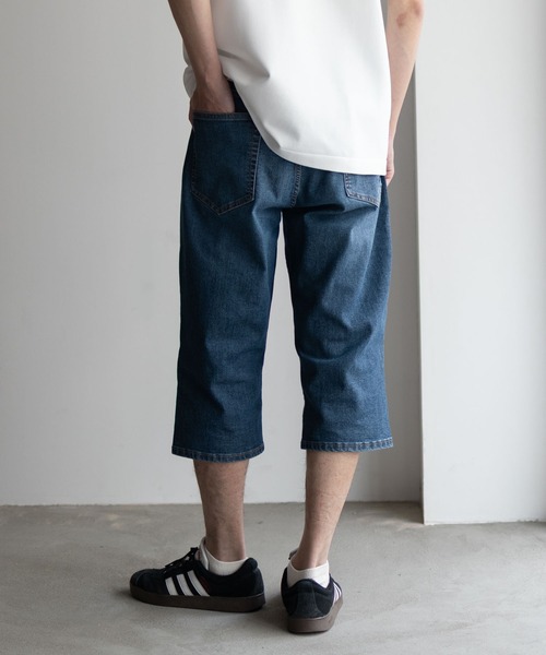NAVY(ネイビー)の「NAVY SARARI COOLデニムクロップドパンツ(デニムパンツ・メンズ・ワンウォッシュ/ブルー系その他・S/M/L/XL)」の8枚目の写真