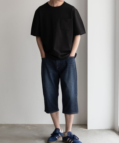 NAVY(ネイビー)の「NAVY SARARI COOLデニムクロップドパンツ(デニムパンツ・メンズ・ワンウォッシュ/ブルー系その他・S/M/L/XL)」の9枚目の写真