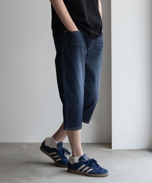 NAVY(ネイビー)の「NAVY SARARI COOLデニムクロップドパンツ(デニムパンツ・メンズ・ワンウォッシュ/ブルー系その他・S/M/L/XL)」の11枚目の写真