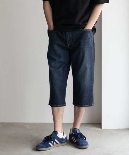 NAVY(ネイビー)の「NAVY SARARI COOLデニムクロップドパンツ(デニムパンツ・メンズ・ワンウォッシュ/ブルー系その他・S/M/L/XL)」の10枚目の写真