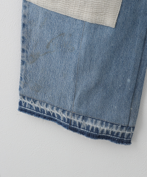EDIFICE(エディフィス)の「KARTIK RESEARCH (カルティック リサーチ) VINTAGE QUILT DOUBLE KNEE(デニムパンツ・メンズ・ブルー系その他・34/32)」の6枚目の写真