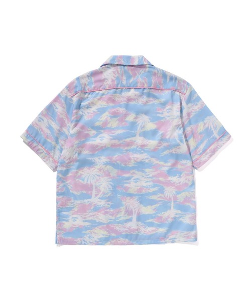 A BATHING APE（アベイシングエイプ）の「PALM TREE CAMO OPEN COLLAR SHIRT（シャツ/ブラウス・レディース・マルチ・FREE）」の2枚目の写真