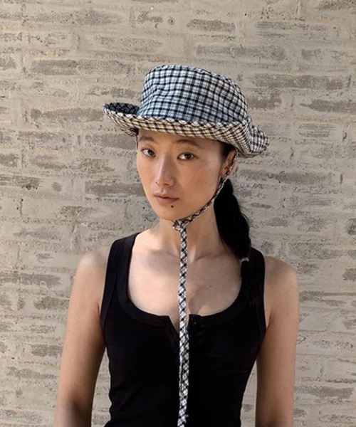 SANSeLF（サンセルフ）の「【LONSLAN】チェックサファリハット sanal25s004（ハット・レディース・チェック・FREE）」の2枚目の写真