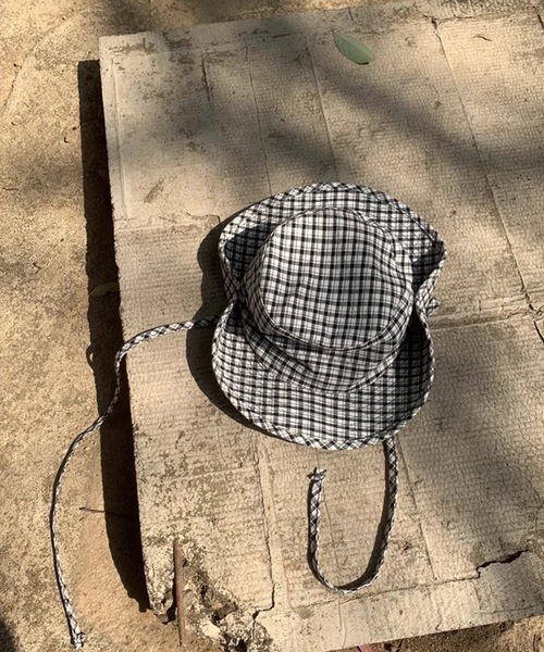 SANSeLF（サンセルフ）の「【LONSLAN】チェックサファリハット sanal25s004（ハット・レディース・チェック・FREE）」の12枚目の写真