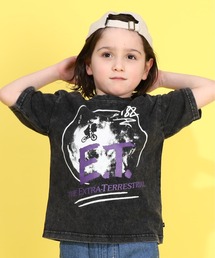 BABYDOLL | 【綿100%】 親子お揃い E.T. イーティー グラフィックTシャツ 0370K(Tシャツ/カットソー)