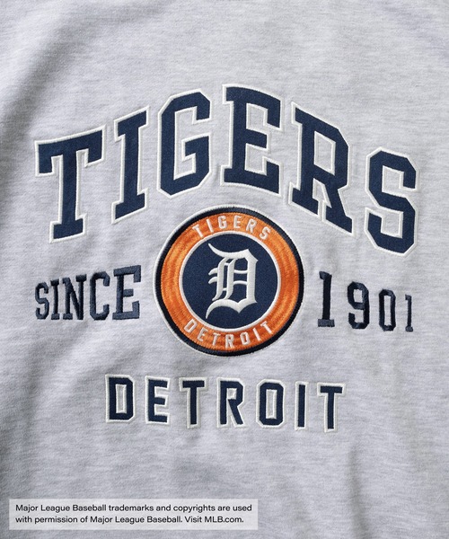MLB（メジャーリーグベースボール）の「【0】【MAJOR LEAGUE BASEBALL/メジャーリーグベースボール】MLB 4TEAM LOGO ビッグワッペン刺繍デザイン クルーネックスウェット/ビッグシルエット（スウェット・メンズ・グレー/チャコールグレー/ダークブルー/ダークネイビー・XL/L/M）」の13枚目の写真