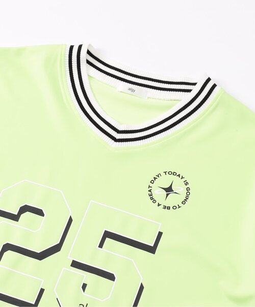 algy(アルジー)の「ナンバリングBIG半袖T(Tシャツ/カットソー・キッズ・オフホワイト/ブラック/ミント・XX-SMALL/X-SMALL/SMALL/MEDIUM)」の14枚目の写真