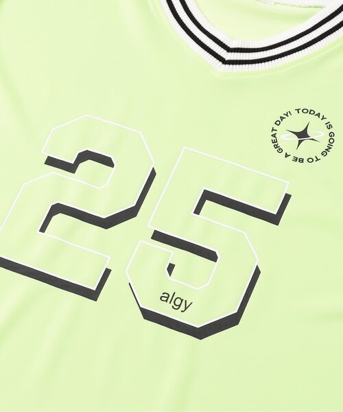 algy(アルジー)の「ナンバリングBIG半袖T(Tシャツ/カットソー・キッズ・オフホワイト/ブラック/ミント・XX-SMALL/X-SMALL/SMALL/MEDIUM)」の15枚目の写真