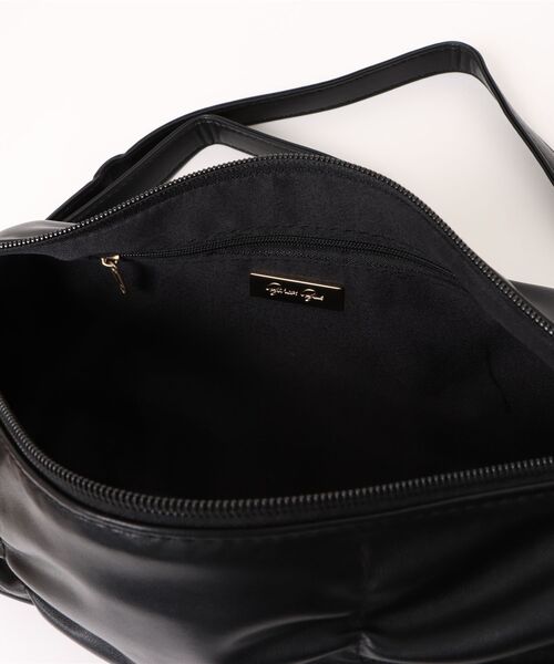 BarcosBlue（バルコスブルー）の「【BarcosBlue/バルコスブルー】ギャザーデザイン2wayラウンドバッグ（ショルダーバッグ・レディース・ブルー・ONE SIZE）」の4枚目の写真