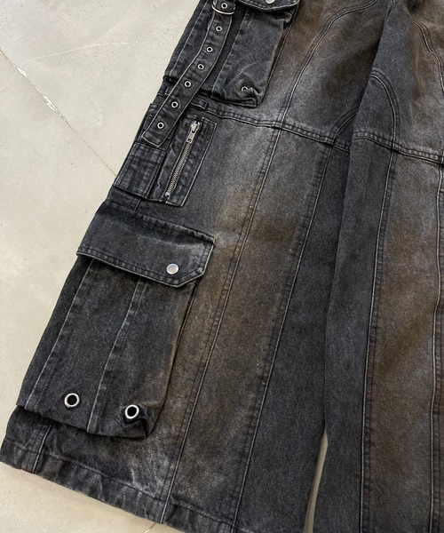 ANDER HUNK（アンダーハンク）の「Overdyed Baggy Denim Cargo