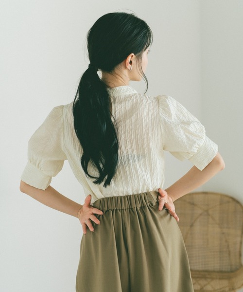 sister jane ジャガードパフスリーブブラウス ピンク 半袖 楽天市場】Sister Jane シスタージェーン ブラウス BL1141 MAUDE