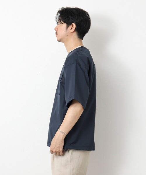 TAION(タイオン)の「【TAION/タイオン】ノンダウン ミリタリー 半袖カットソー 25SS(Tシャツ/カットソー・メンズ・ブラック/オリーブ/ブラック系その他/ダークネイビー・M/L/XL)」の11枚目の写真