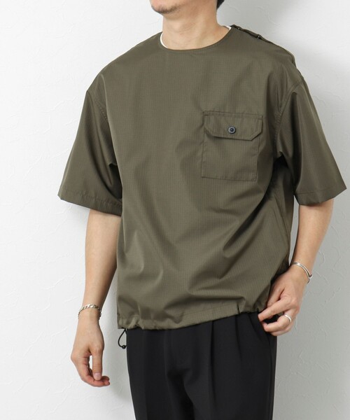 TAION(タイオン)の「【TAION/タイオン】ノンダウン ミリタリー 半袖カットソー 25SS(Tシャツ/カットソー・メンズ・ブラック/オリーブ/ブラック系その他/ダークネイビー・M/L/XL)」の17枚目の写真