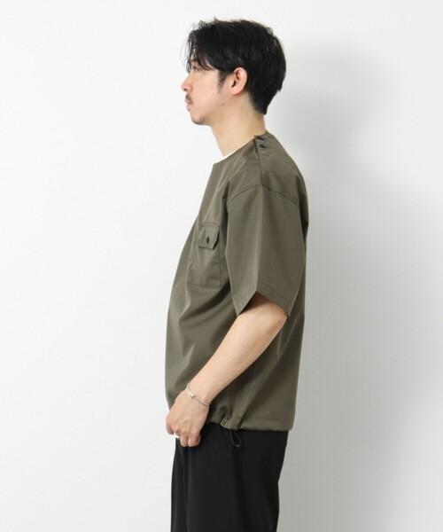 TAION(タイオン)の「【TAION/タイオン】ノンダウン ミリタリー 半袖カットソー 25SS(Tシャツ/カットソー・メンズ・ブラック/オリーブ/ブラック系その他/ダークネイビー・M/L/XL)」の20枚目の写真