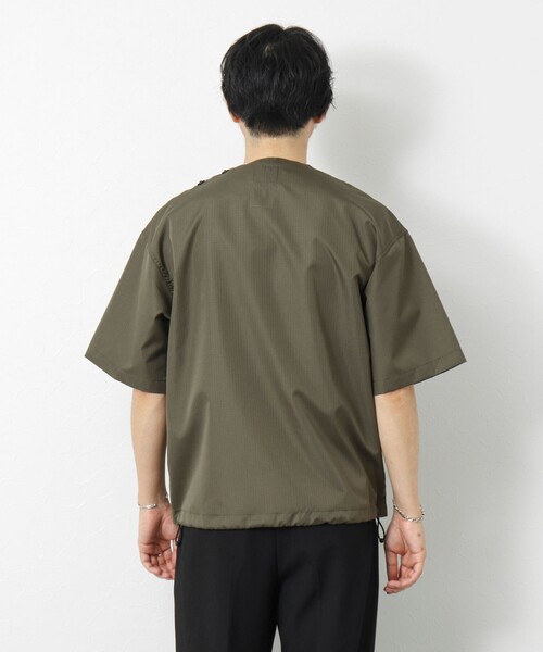 TAION(タイオン)の「【TAION/タイオン】ノンダウン ミリタリー 半袖カットソー 25SS(Tシャツ/カットソー・メンズ・ブラック/オリーブ/ブラック系その他/ダークネイビー・M/L/XL)」の21枚目の写真