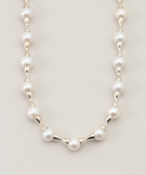 VERMEIL par iena(ヴェルメイユパーイエナ)の「SAPIR BACHAR サピア バシャール GOLD PEARL HOUGLASS ネックレス 58001-00281(ネックレス・レディース・シルバー・FREE)」の2枚目の写真