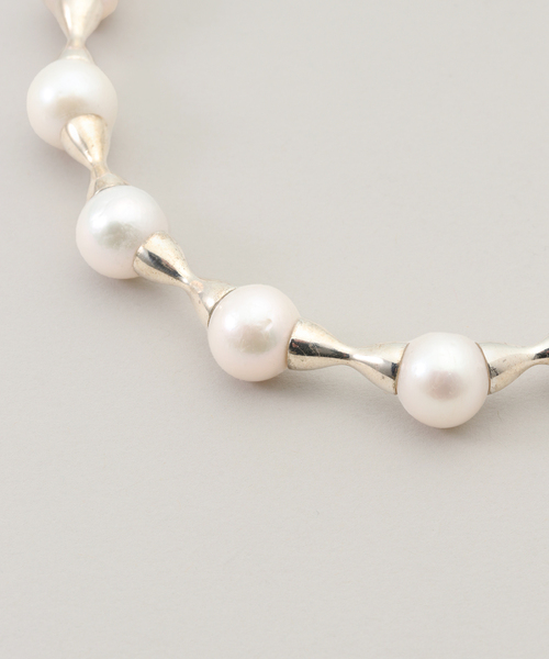 VERMEIL par iena(ヴェルメイユパーイエナ)の「SAPIR BACHAR サピア バシャール GOLD PEARL HOUGLASS ネックレス 58001-00281(ネックレス・レディース・シルバー・FREE)」の8枚目の写真