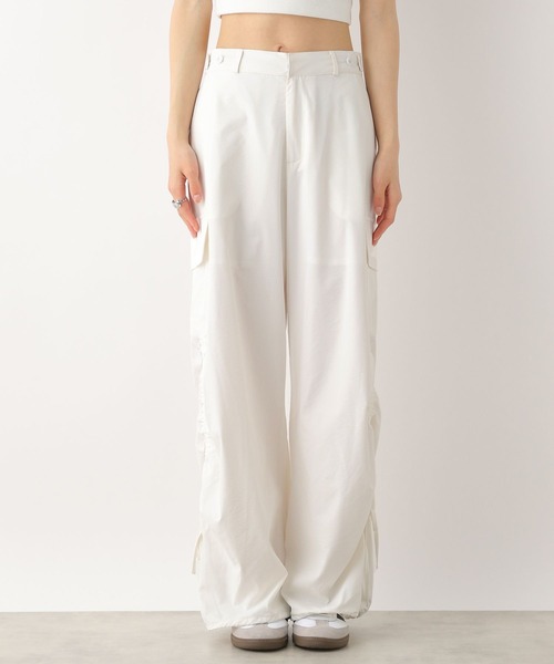 Heather（ヘザー）の「ドロストカーゴパンツ　491079（カーゴパンツ・レディース・オフホワイト/グレー系その他/ブラック・FREE）」の15枚目の写真