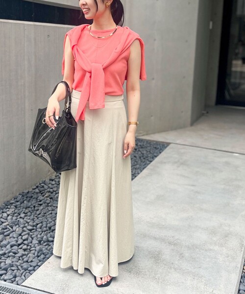 NOLLEY’S Sophi（ノーリーズソフィ）の「高機能 タスランフレアロングスカート（スカート・レディース・ホワイト/ベージュ/ライトグリーン・34/36/38）」の20枚目の写真