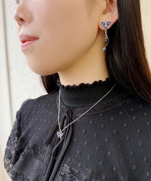 ANNA SUI(アナスイ)の「バタフライモチーフ ネックレス(ネックレス・レディース・ピンク/ブルー・40cm)」の10枚目の写真