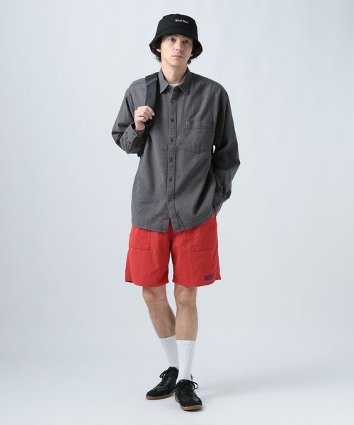 BAYFLOW（ベイフロー）の「[幅広いシーンで活躍]ストレッチリネンシャツ（シャツ/ブラウス・メンズ・ピンク/チャコール/オフホワイト/ブルー・MEDIUM/LARGE）」の17枚目の写真