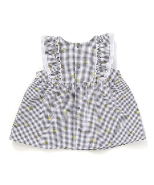 【sumire】★美品★ ファミリア セットアップ ワンピース ブルマ familiar ファミリア ネイビー アンサンブル風 スワン