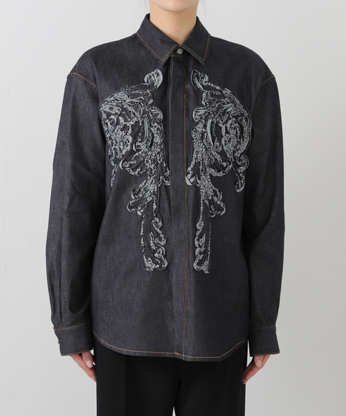 ブラウス シャツ TAAKK DENIM SHIRT TA25SS-SH317：シャツ レディース TAG（PORTER） ブラウス シャツ TAAKK DENIM SHIRT TA25SS-SH317