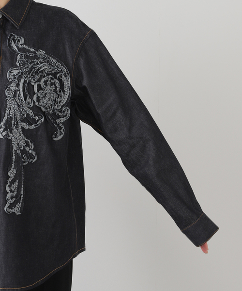ブラウス シャツ TAAKK DENIM SHIRT TA25SS-SH317：シャツ レディース TAG（PORTER） ブラウス シャツ TAAKK DENIM SHIRT TA25SS-SH317