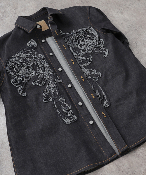 ブラウス シャツ TAAKK DENIM SHIRT TA25SS-SH317：シャツ レディース セール】TAAKK DENIM SHIRT TA25SS-SH317：シャツ（シャツ