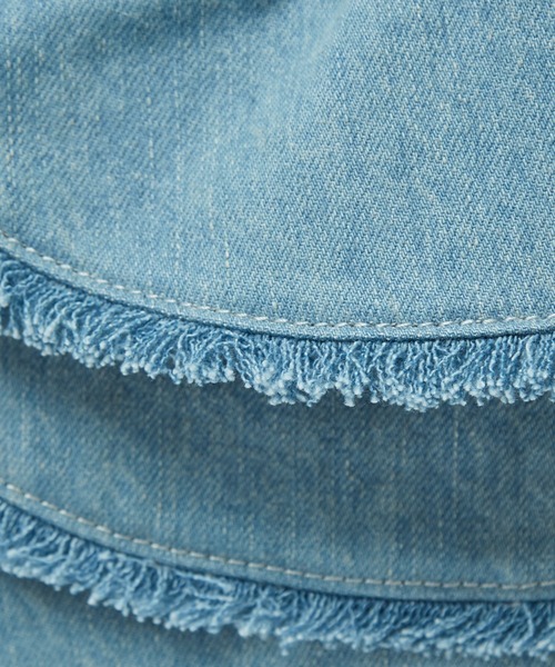 Ampersand(アンパサンド)の「【Ampersand / アンパサンド】Denim frilr bag ME-24006/デニムフリルバッグ/デニム/フリル【WEB限定】(ショルダーバッグ・レディース・ライトブルー/ネイビー・フリー)」の21枚目の写真