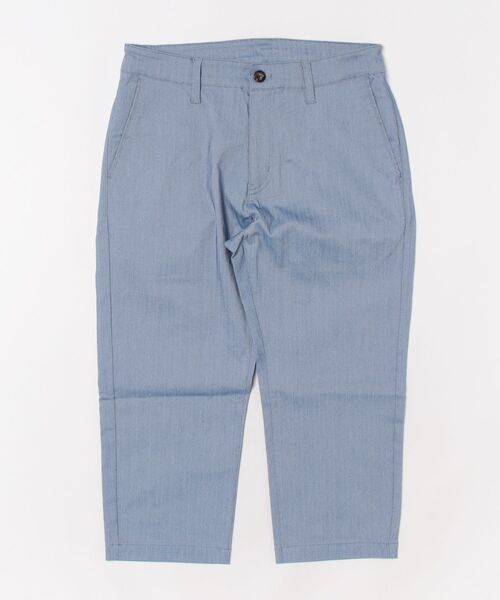 UNION STATION（ユニオンステーション）の「クロップド ハイパーストレッチヘリンボンパンツ（その他パンツ・メンズ・ブラック/サックスブルー/チャコールグレー/ホワイト/ライトグレー・S/M/L/LL）」の5枚目の写真