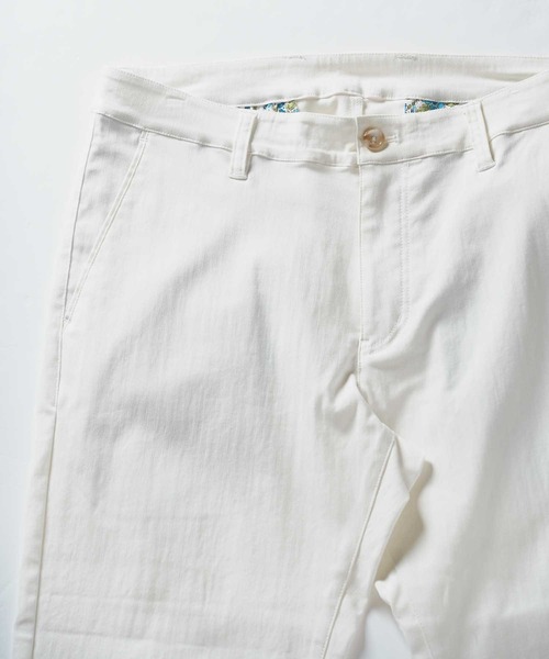 UNION STATION（ユニオンステーション）の「クロップド ハイパーストレッチヘリンボンパンツ（その他パンツ・メンズ・ブラック/サックスブルー/チャコールグレー/ホワイト/ライトグレー・S/M/L/LL）」の6枚目の写真