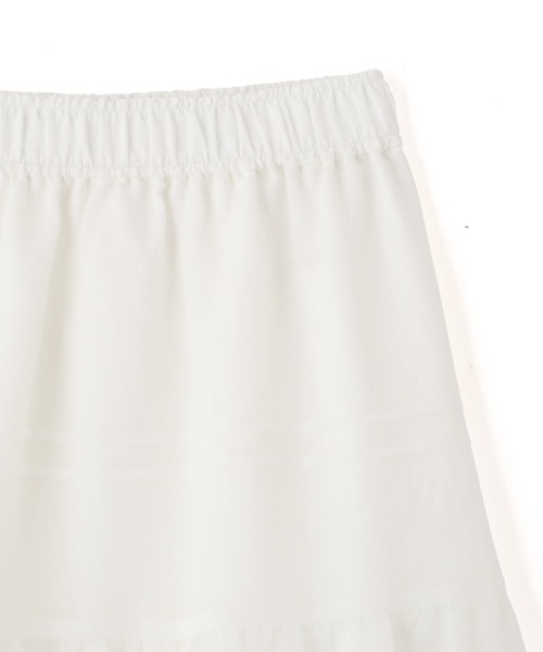 JILL by JILL STUART（ジルバイジルスチュアート）の「◇タックティアードシアースカート（スカート・レディース・ホワイト/ピンク/グリーン・FREE）」の22枚目の写真